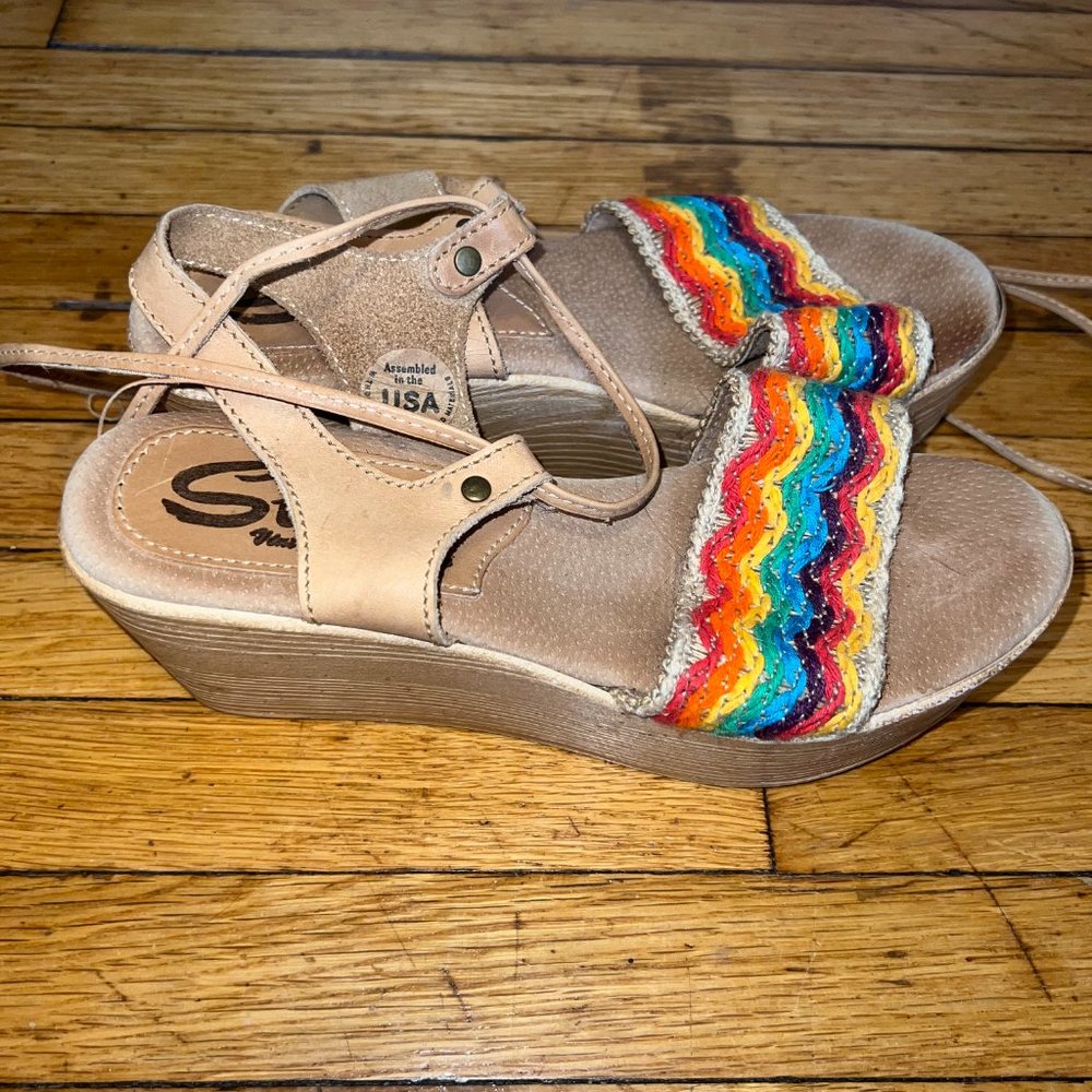 Sbicca Multicolored Platform Heels - image 2